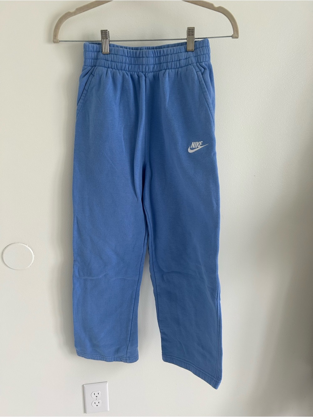 Nike Kids Light Blue Fleece Joggers